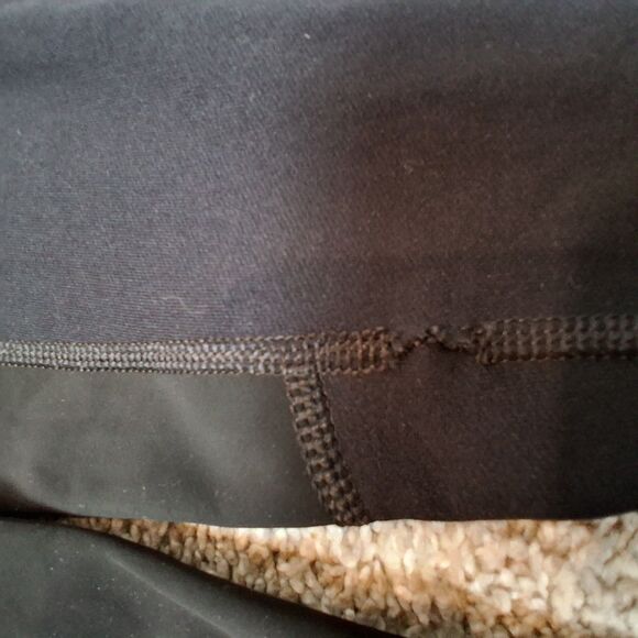 Kerrits Kids Equestrian Pants Tights Solid Black Size L Knee Patch - Picture 6 of 10